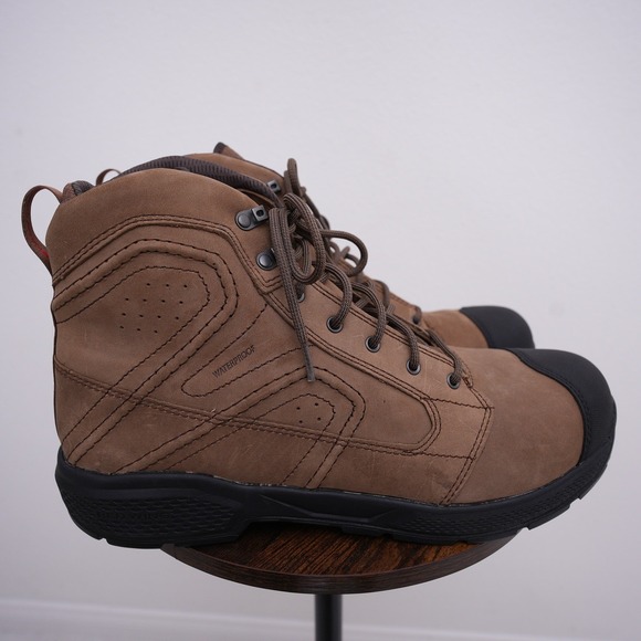 Red Wing 2454 Men Waterproof Aluminum Toe Work Boots Brown Leather 13 E2 Wide
